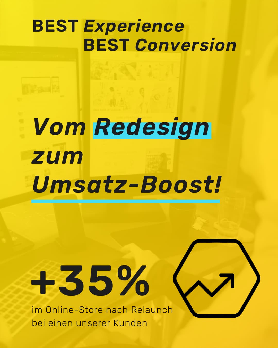🚀 Best Experience zahlt sich aus: Shopify-Redesign mit starkem Impact